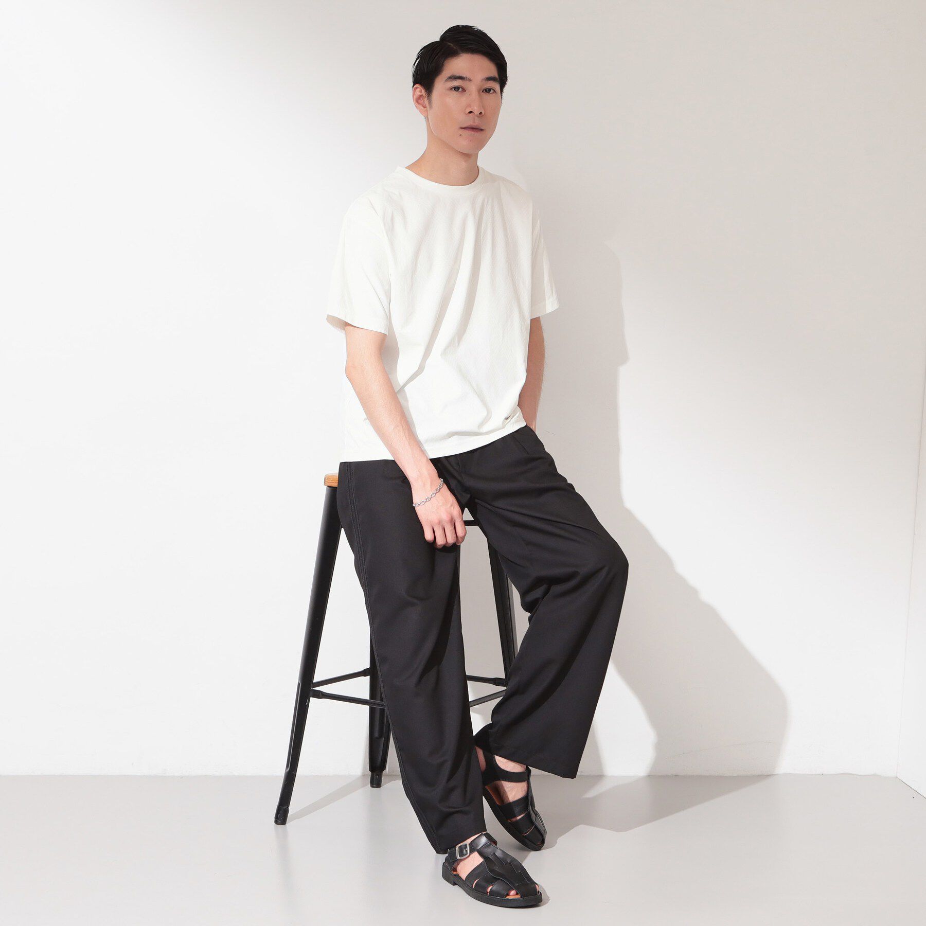 THE SHOP TK「【接触冷感／吸水速乾／UVカット】パーフェクテック リンクス柄 半袖Tシャツ」|Tシャツ・カットソー|