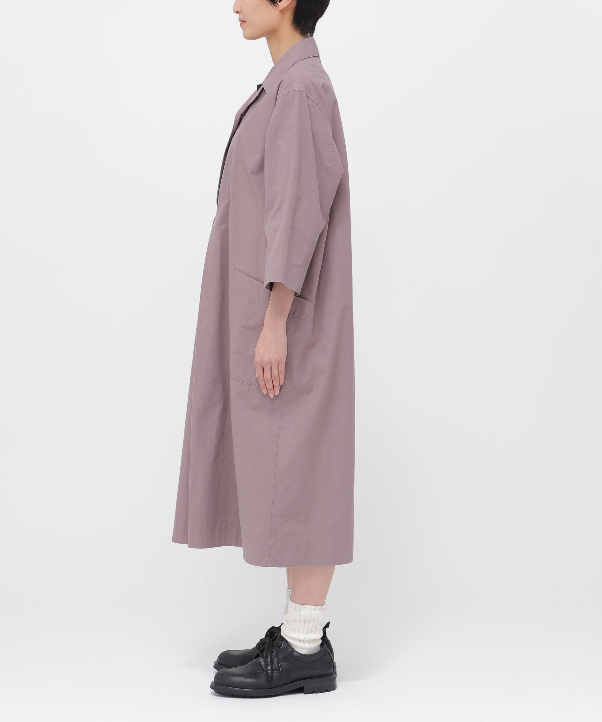 MHL.「WASHED COTTON POPLIN DRESS」|ワンピース|