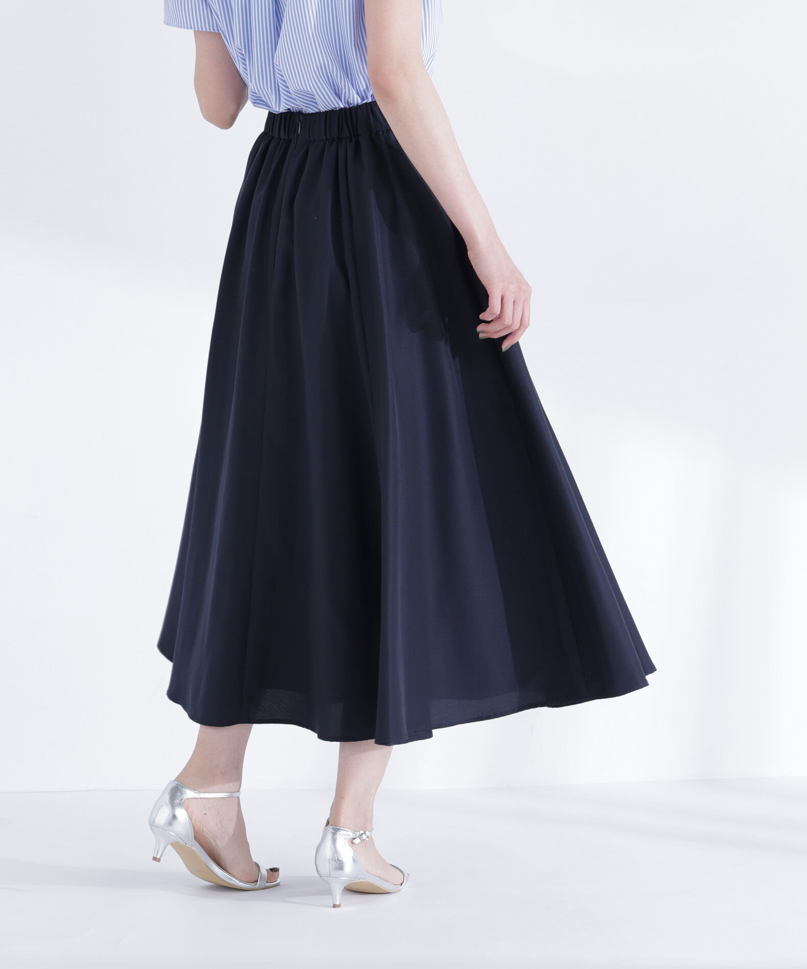  「〈ちょうど、いい服〉ふんわり春風フレアスカート」|スカート|