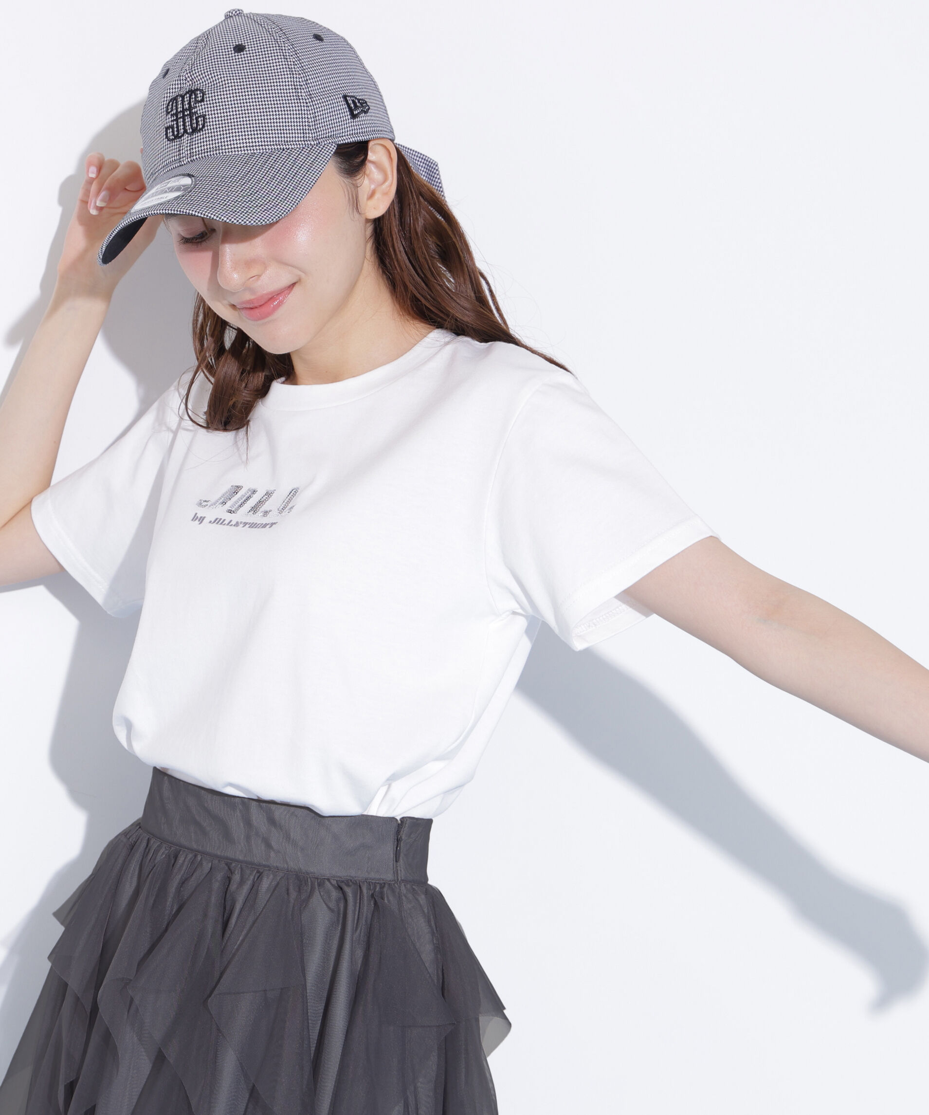 「スパンコールロゴ刺繍Tシャツ OC」|Tシャツ・カットソー|