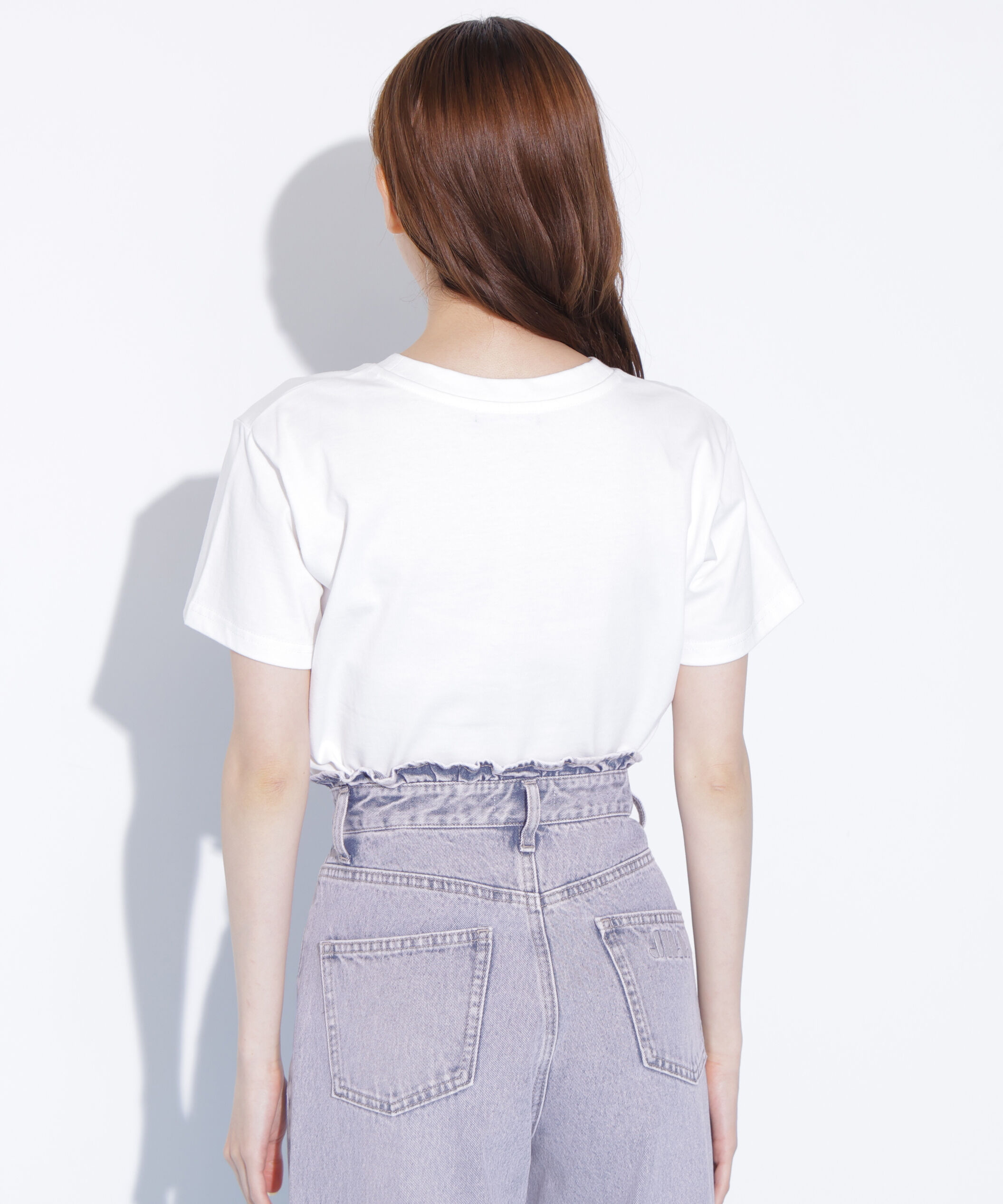  「スパンコールロゴ刺繍Tシャツ OC」|Tシャツ・カットソー|