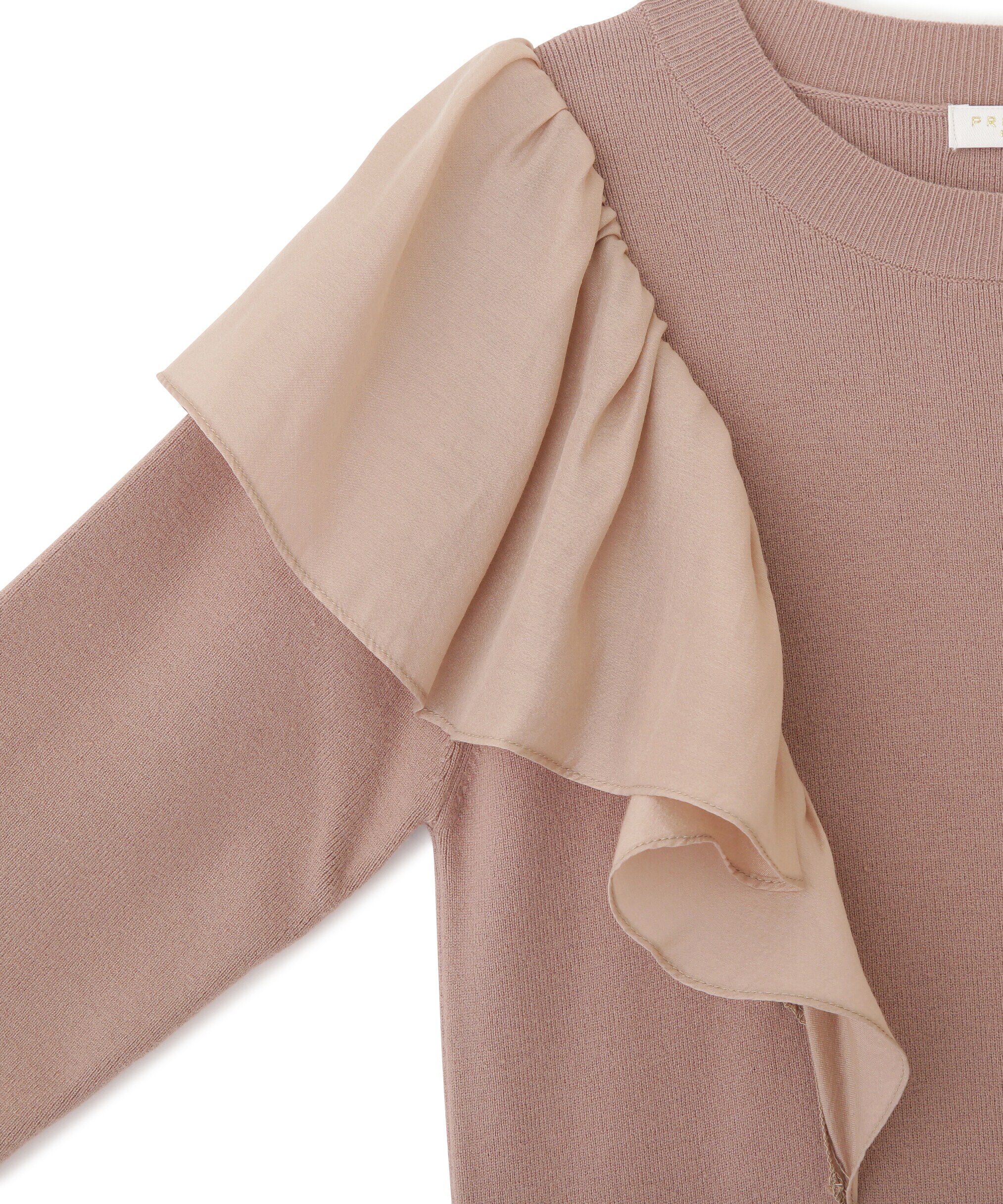 PROPORTION BODY DRESSING「ラッフルAラインニットワンピース」|ワンピース|