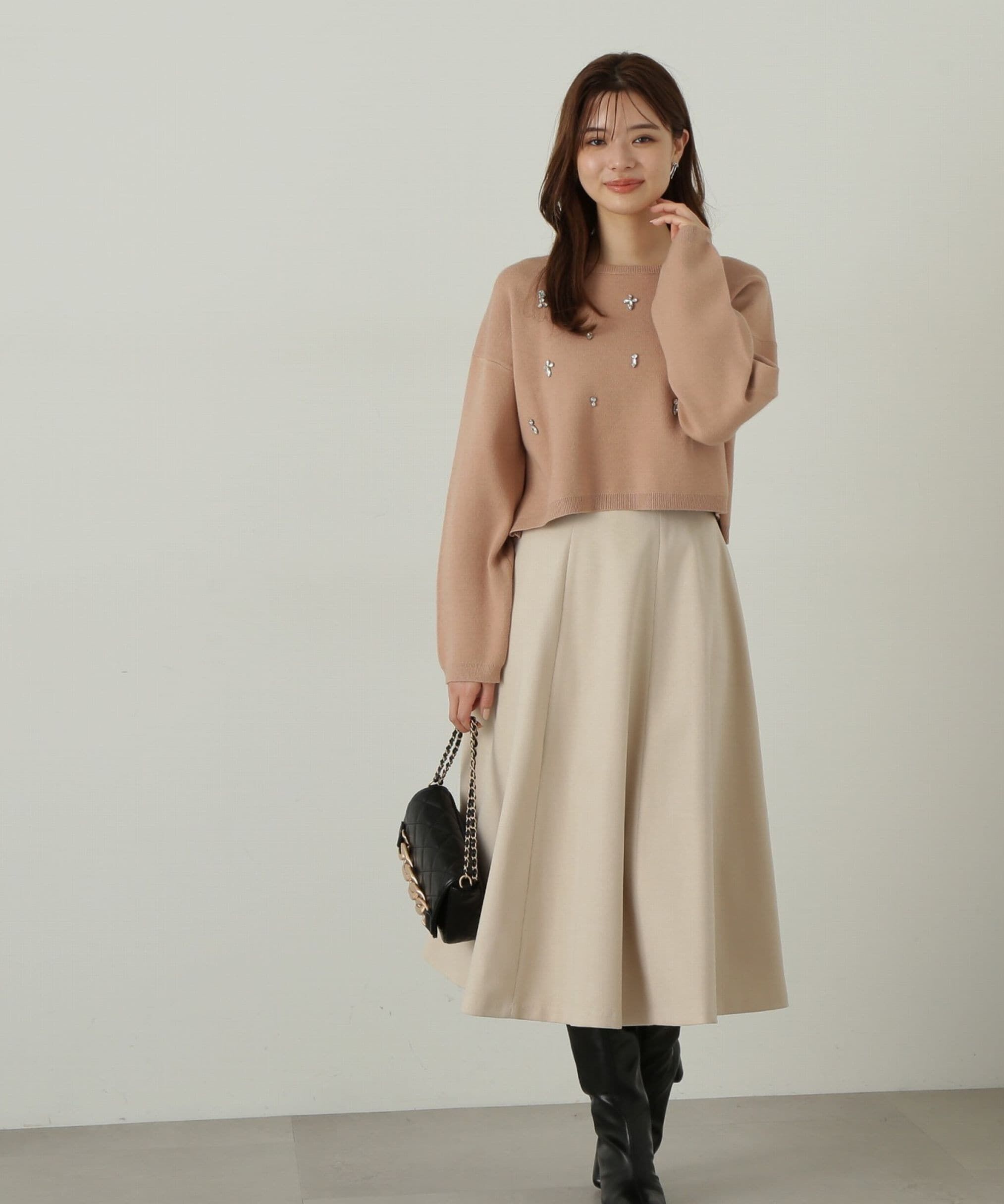 PROPORTION BODY DRESSING「ソフトタッチフレアスカート」|スカート|