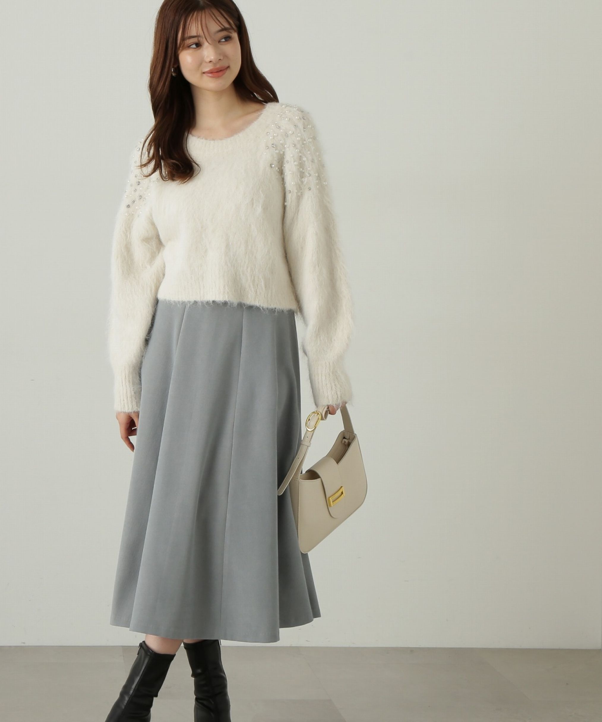 PROPORTION BODY DRESSING「ソフトタッチフレアスカート」|スカート|