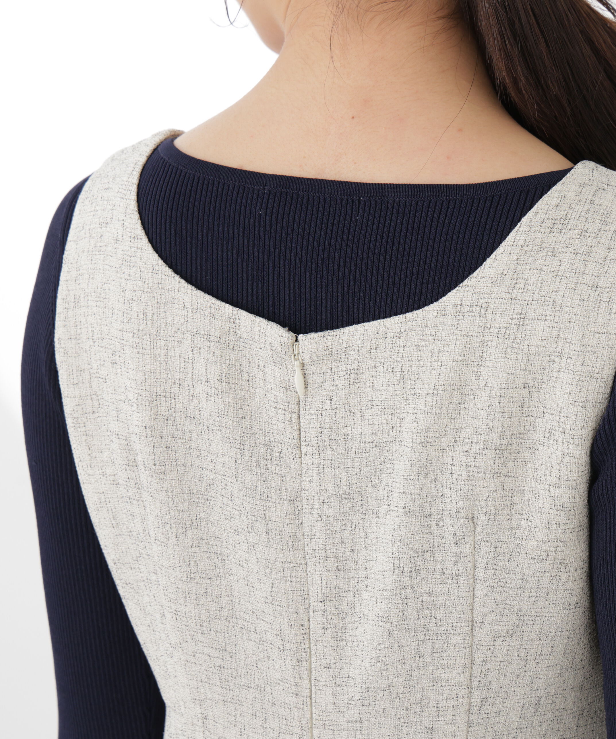 PROPORTION BODY DRESSING「スプリングツイードジャンスカ　26SS」|ワンピース|
