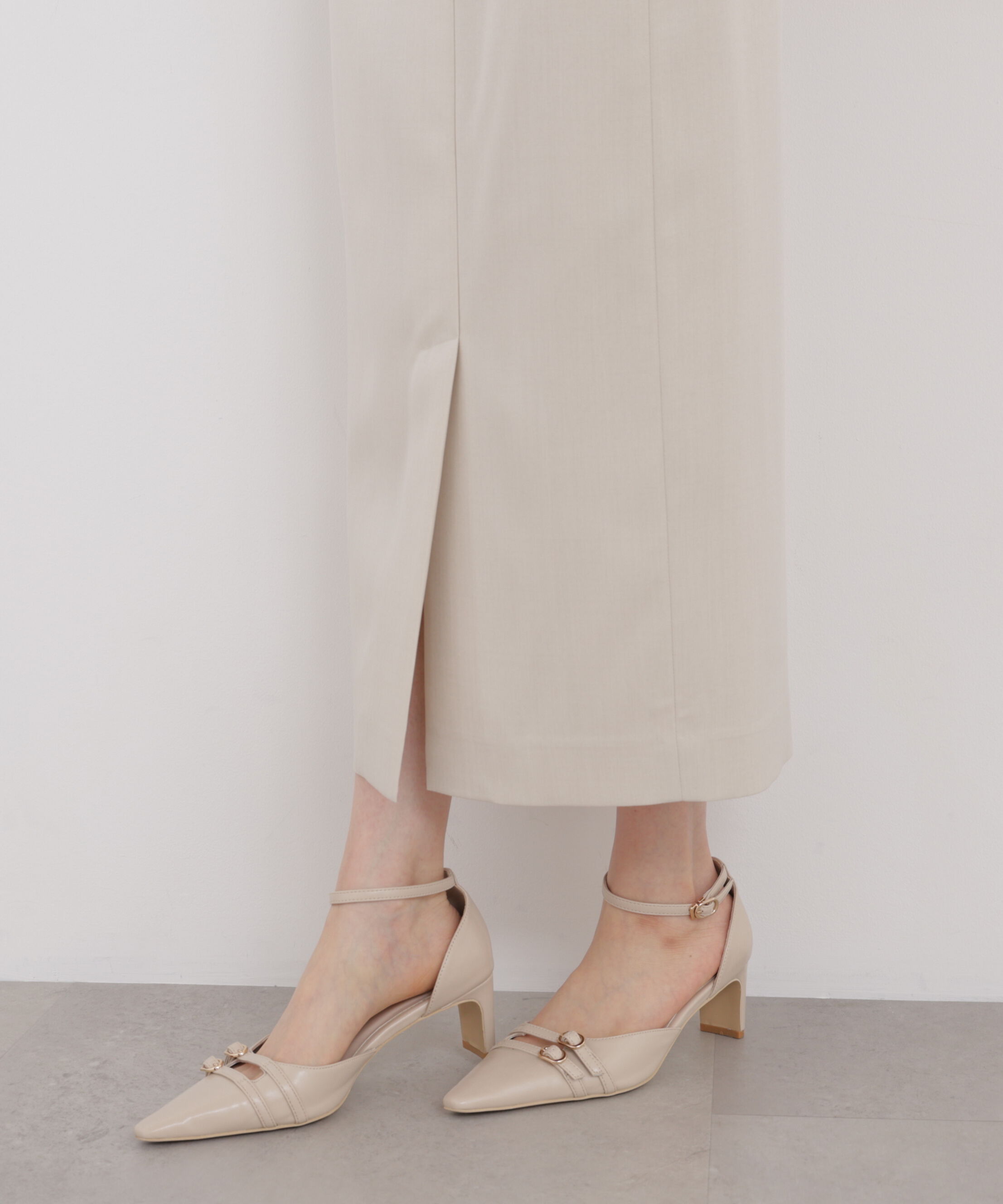 PROPORTION BODY DRESSING「フロントデザインIラインスカート 26SS」|スカート|