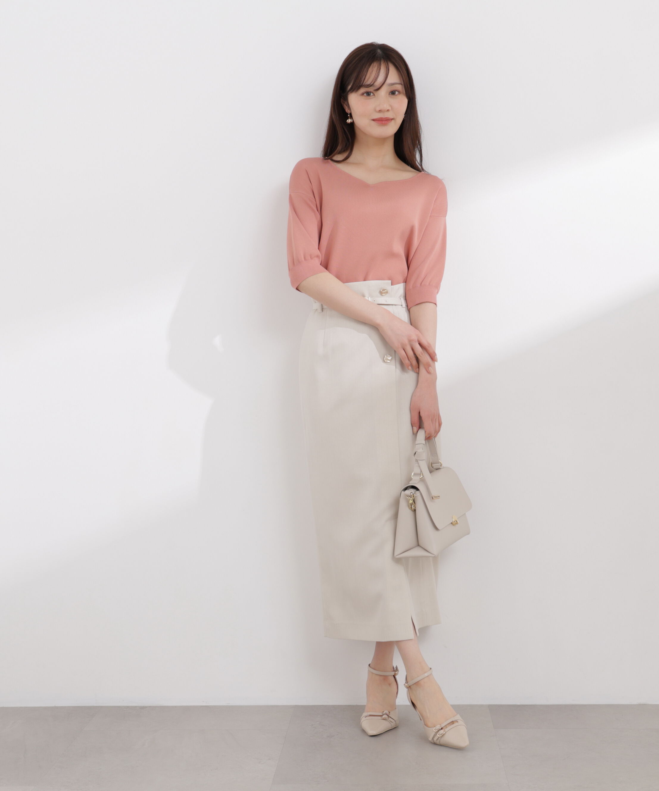 PROPORTION BODY DRESSING「フロントデザインIラインスカート 26SS」|スカート|