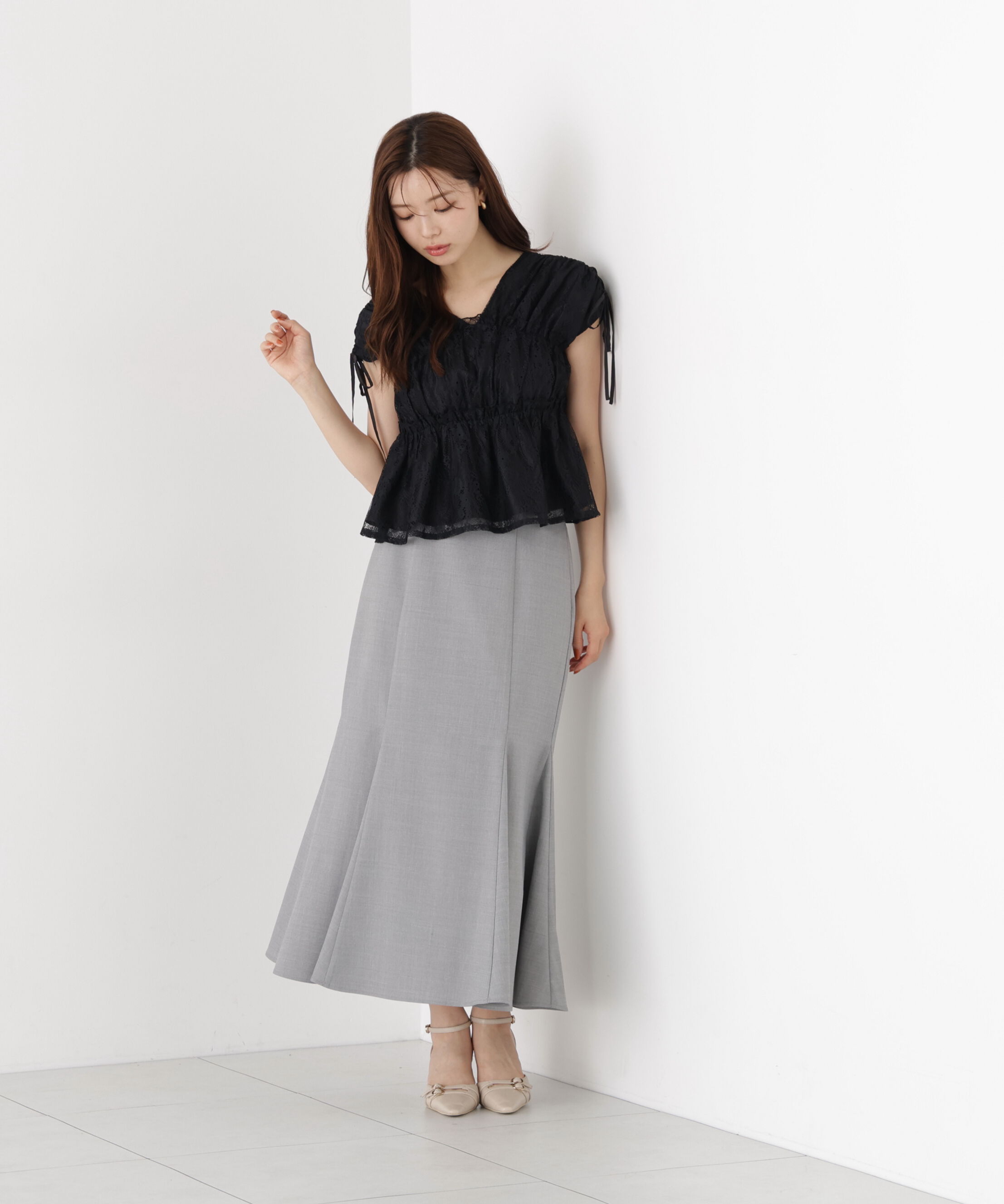 PROPORTION BODY DRESSING「＜青島心さん着用＞ハイウエストマーメイドスカート」|スカート|