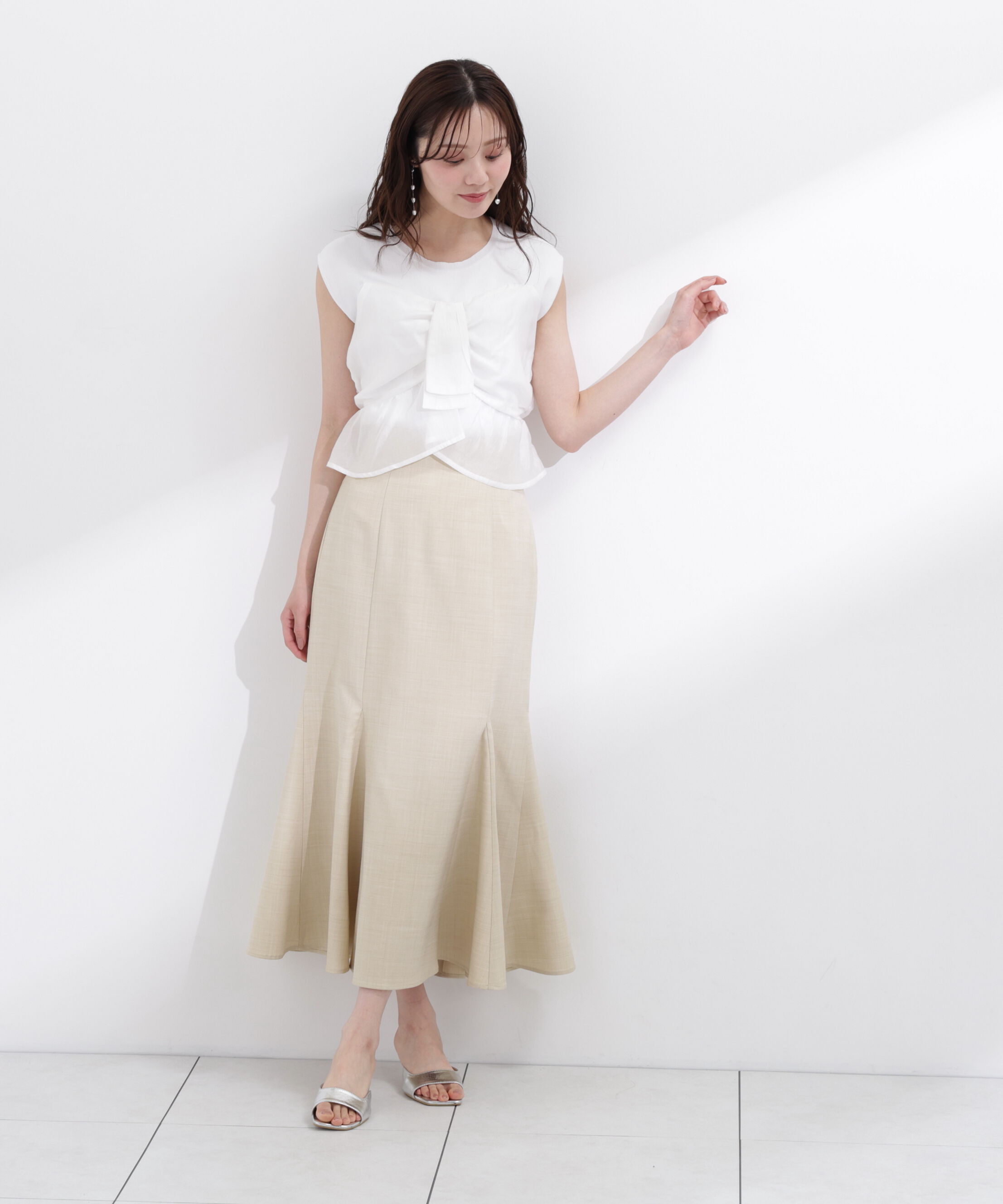 PROPORTION BODY DRESSING「＜青島心さん着用＞ハイウエストマーメイドスカート」|スカート|