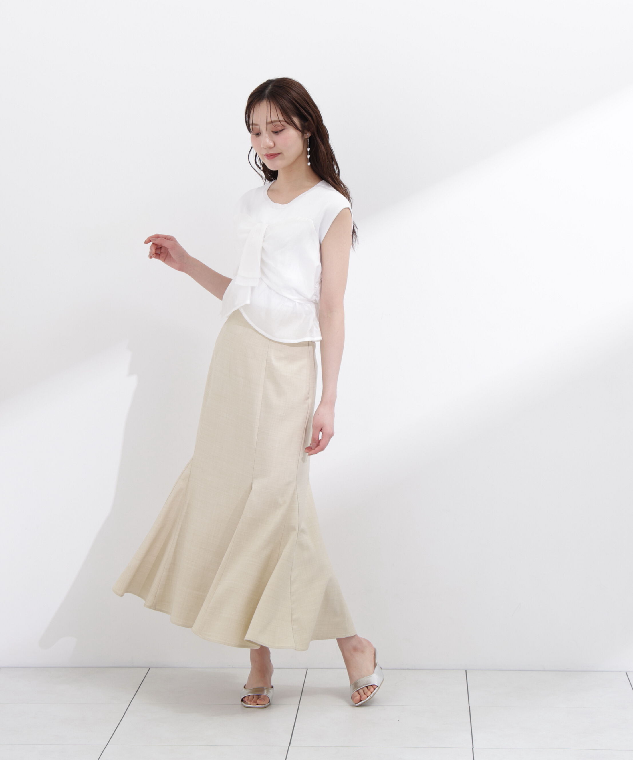 PROPORTION BODY DRESSING「＜青島心さん着用＞ハイウエストマーメイドスカート」|スカート|