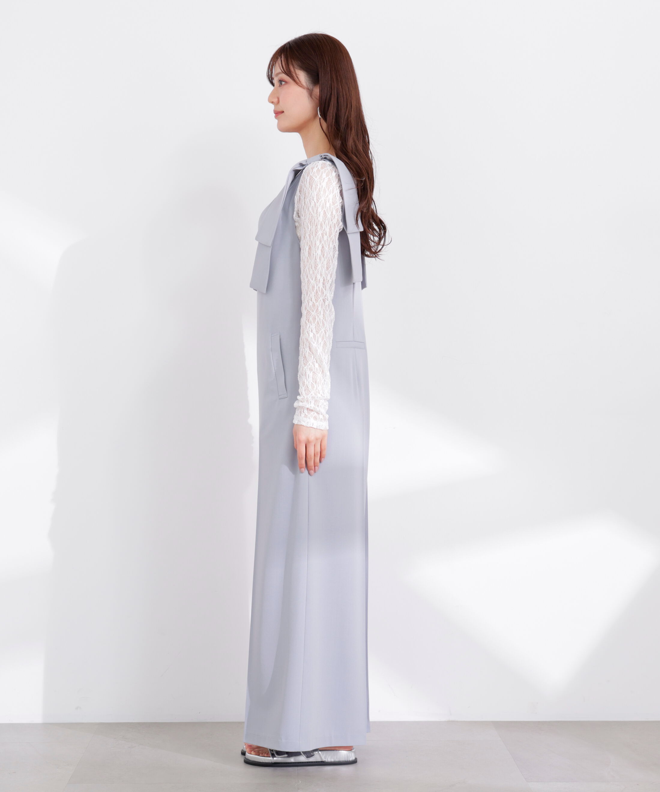PROPORTION BODY DRESSING「リボン付きオールインワン 26SS」|ワンピース|