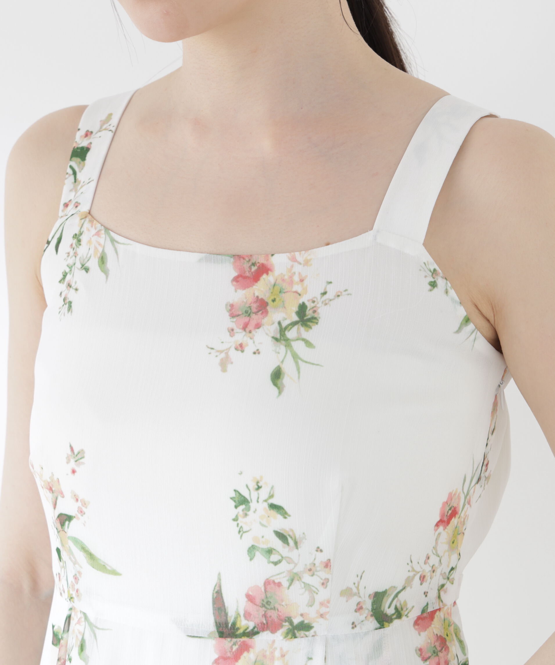 PROPORTION BODY DRESSING「＜青島心さん着用＞ボタニカル花柄キャミワンピース」|ワンピース|