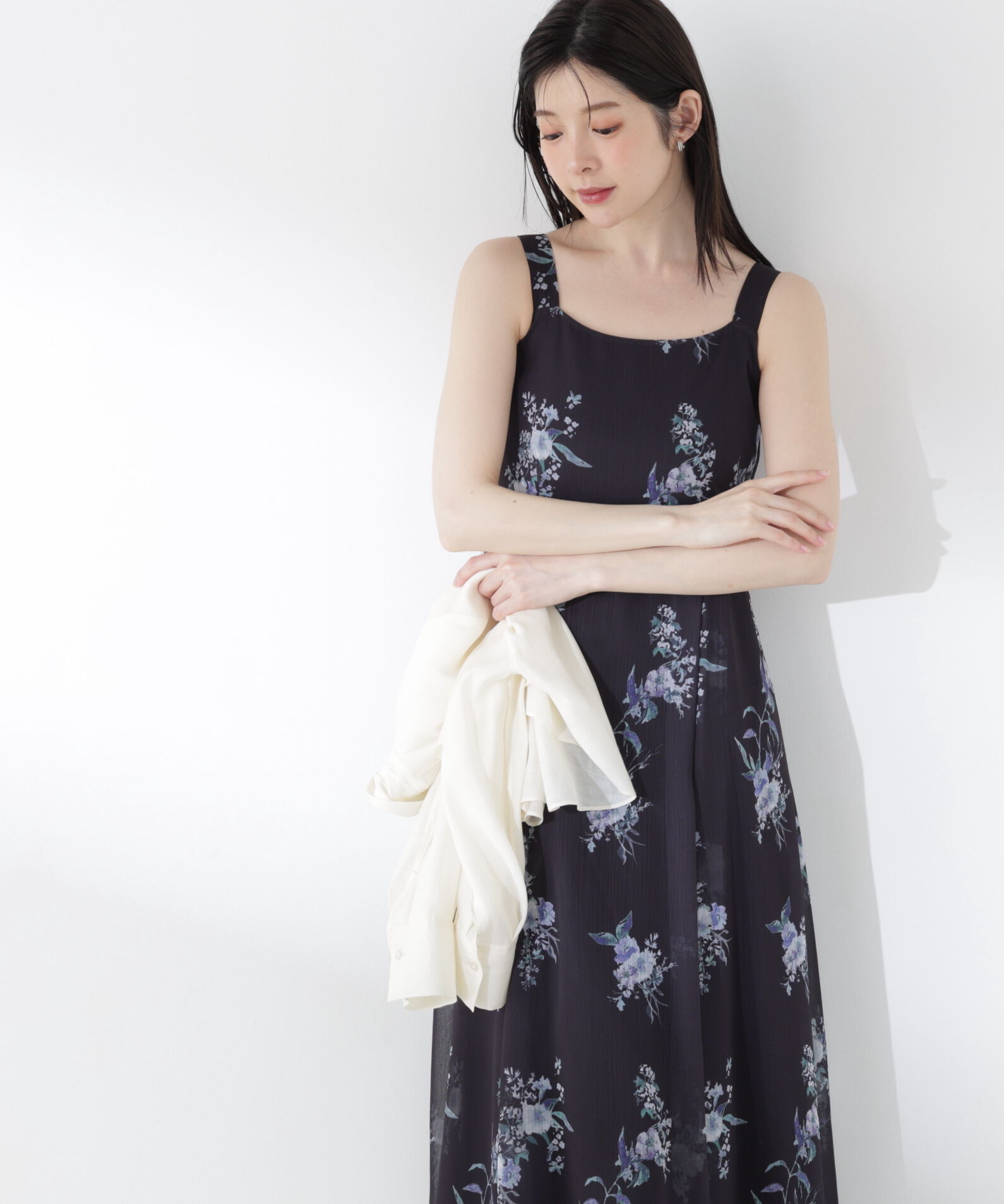 PROPORTION BODY DRESSING「＜青島心さん着用＞ボタニカル花柄キャミワンピース」|ワンピース|