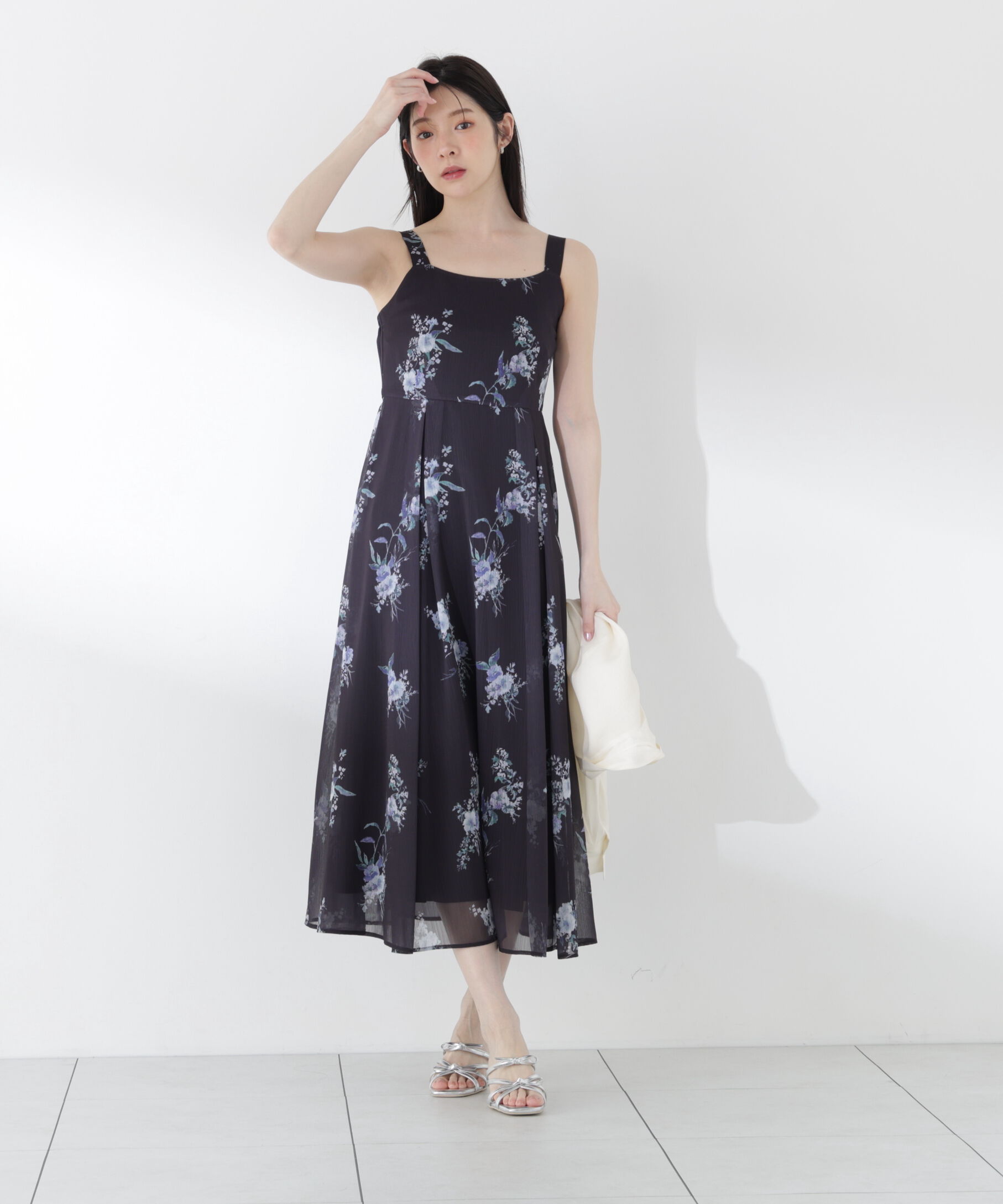 PROPORTION BODY DRESSING「＜青島心さん着用＞ボタニカル花柄キャミワンピース」|ワンピース|