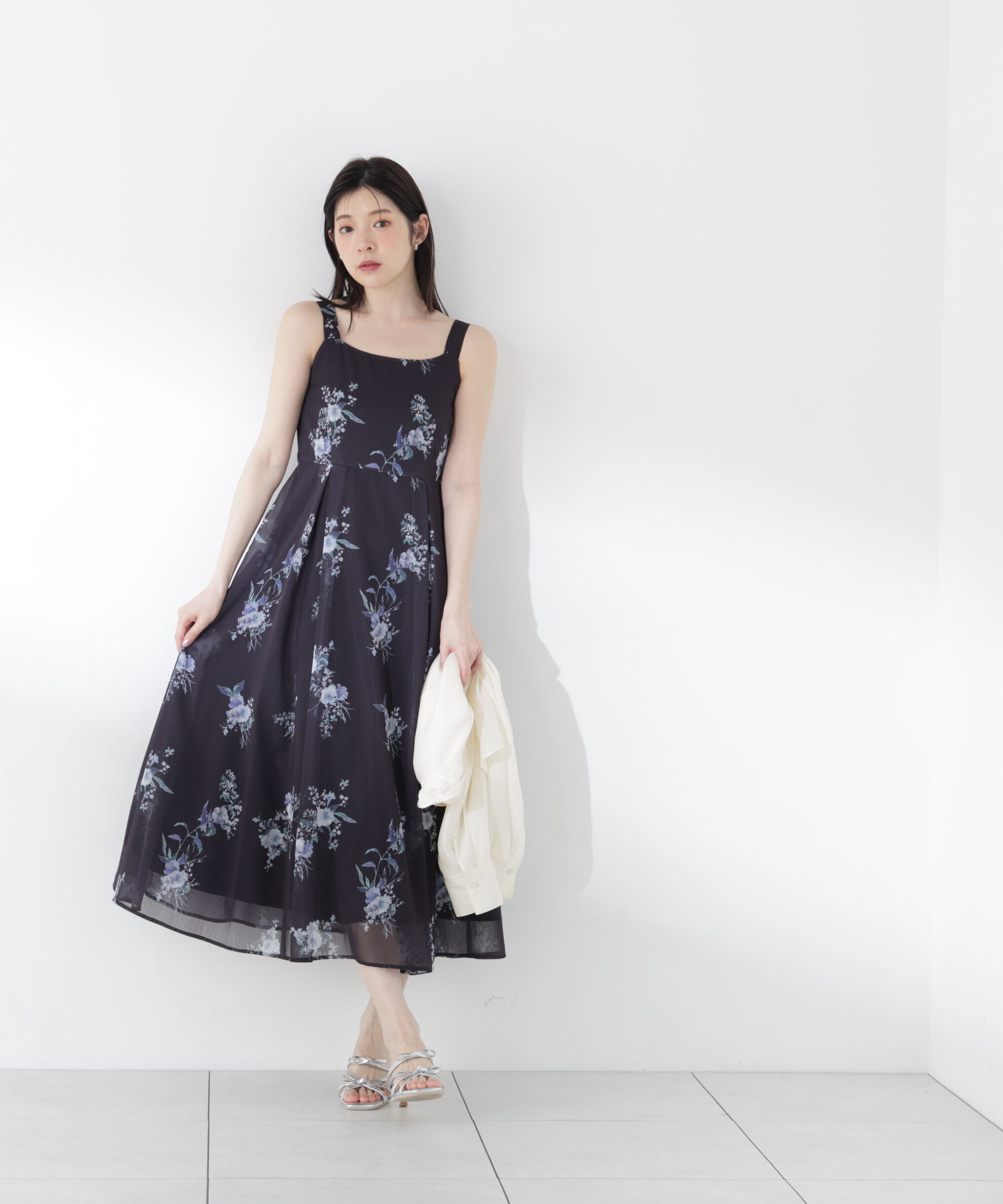 PROPORTION BODY DRESSING「＜青島心さん着用＞ボタニカル花柄キャミワンピース」|ワンピース|