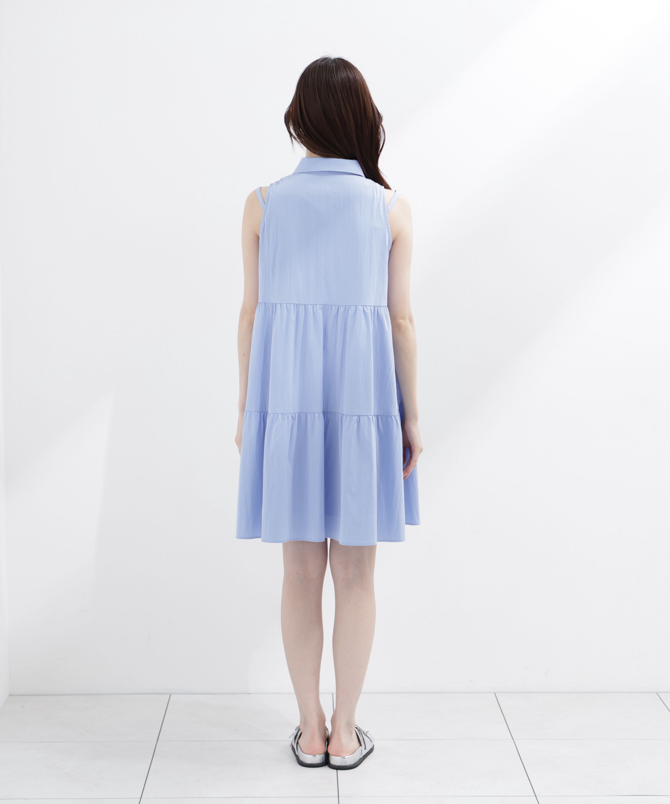PROPORTION BODY DRESSING「＜EDIT COLOGNE＞ノースリーブシャツミニワンピース」|ワンピース|