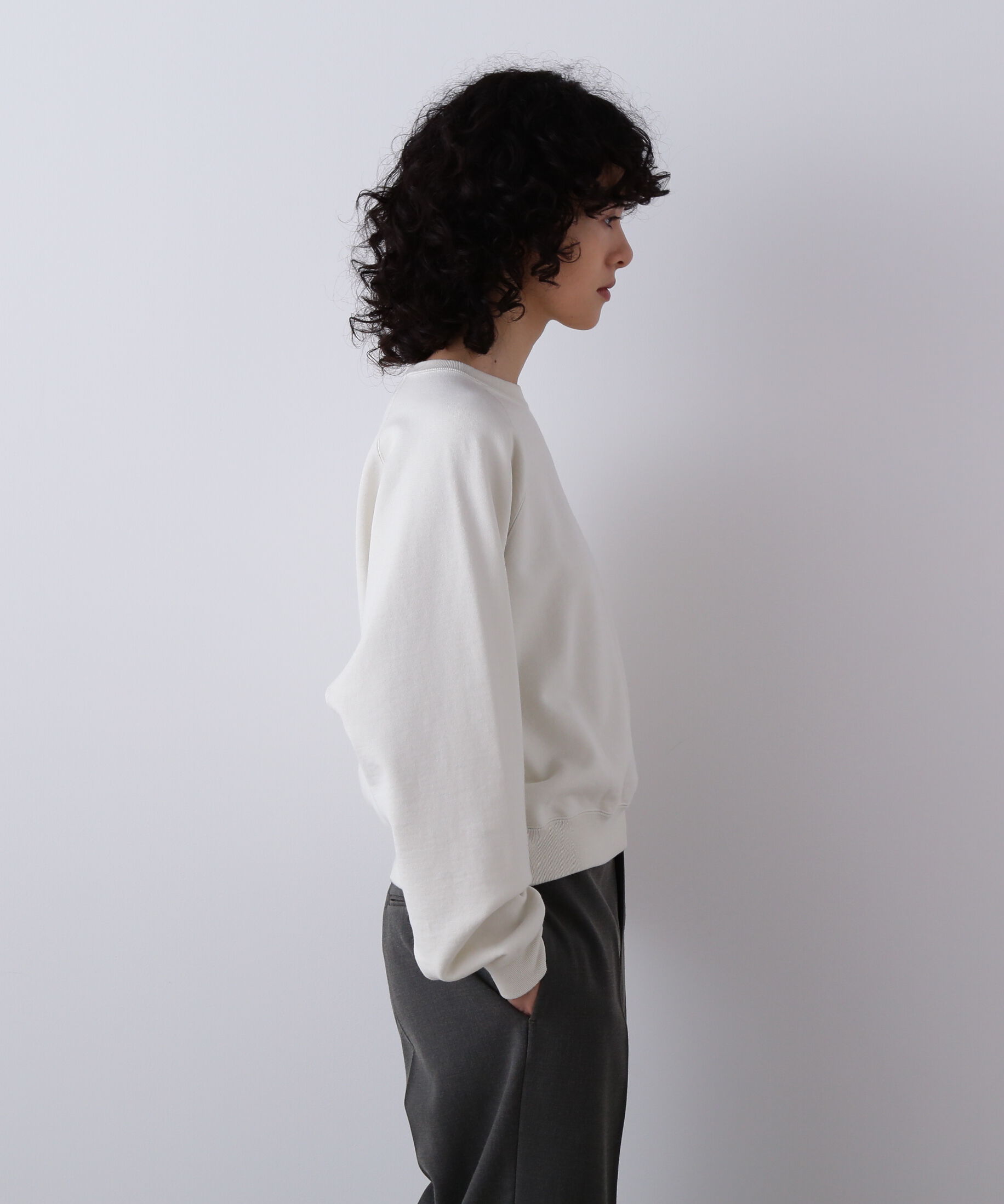 YLEVE 「YLEVE / ORGANIC COTTON SUN FADED SWEAT PULLOVER」|Tシャツ・カットソー|