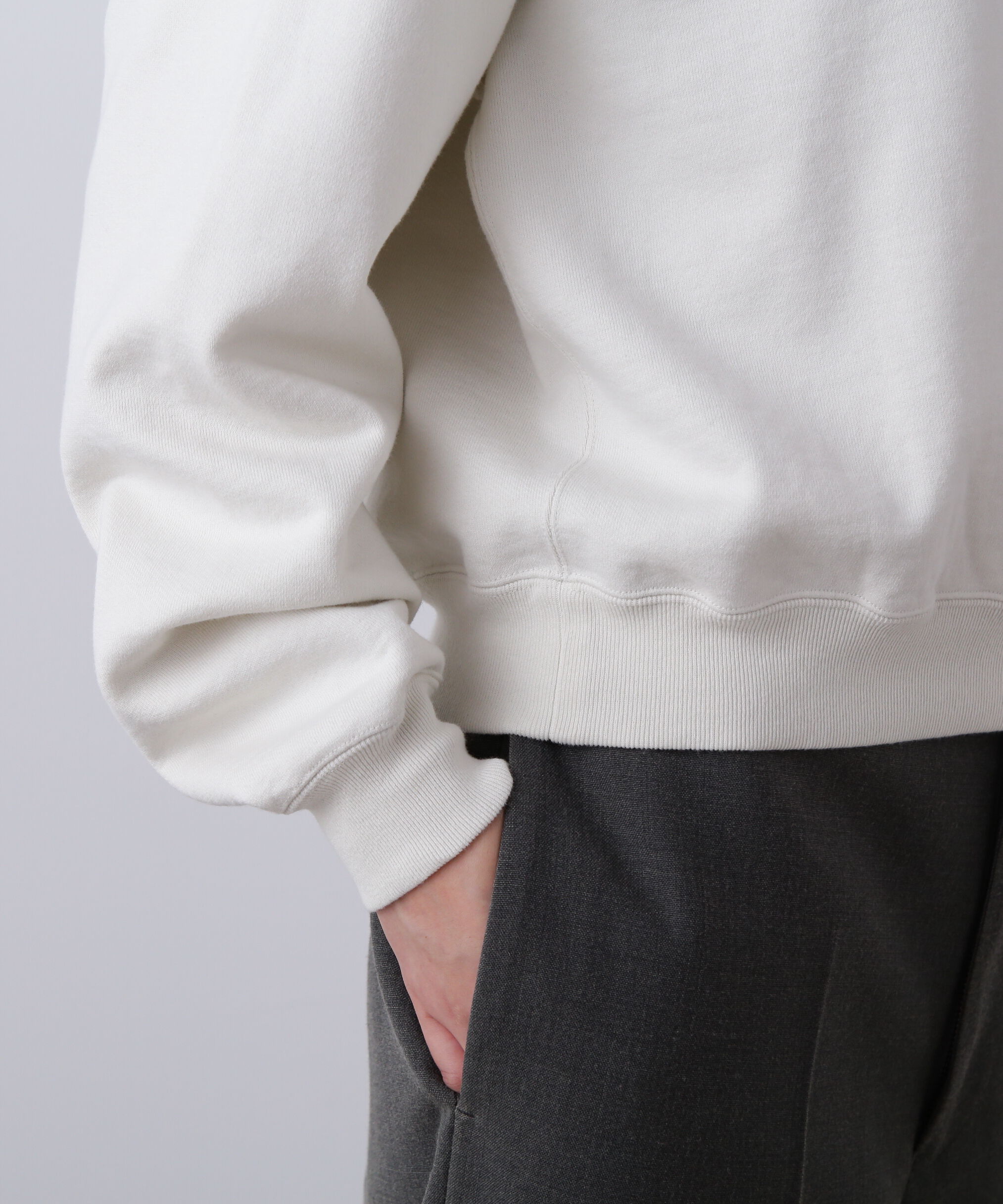 YLEVE 「YLEVE / ORGANIC COTTON SUN FADED SWEAT PULLOVER」|Tシャツ・カットソー|