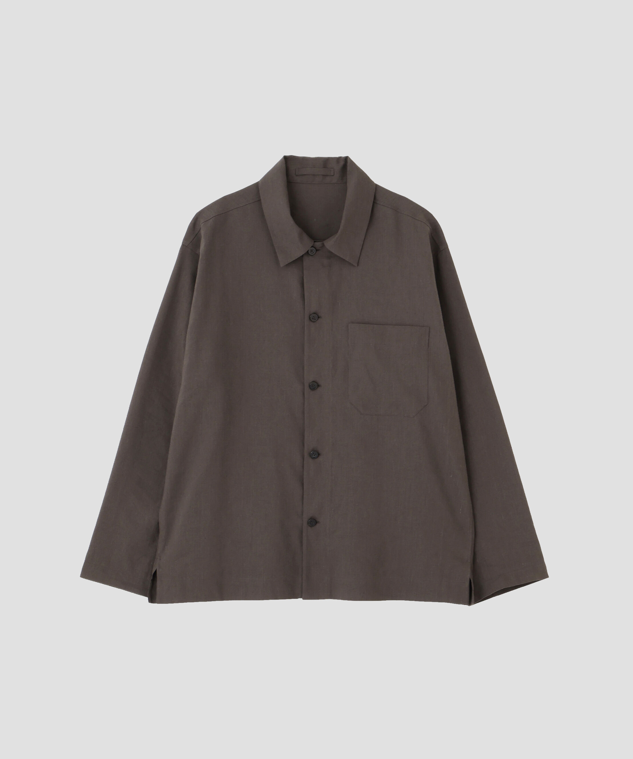 MARGARET HOWELL「LINEN WOOL SILK PLAINWEAVE SHIRT」|シャツ・ブラウス|