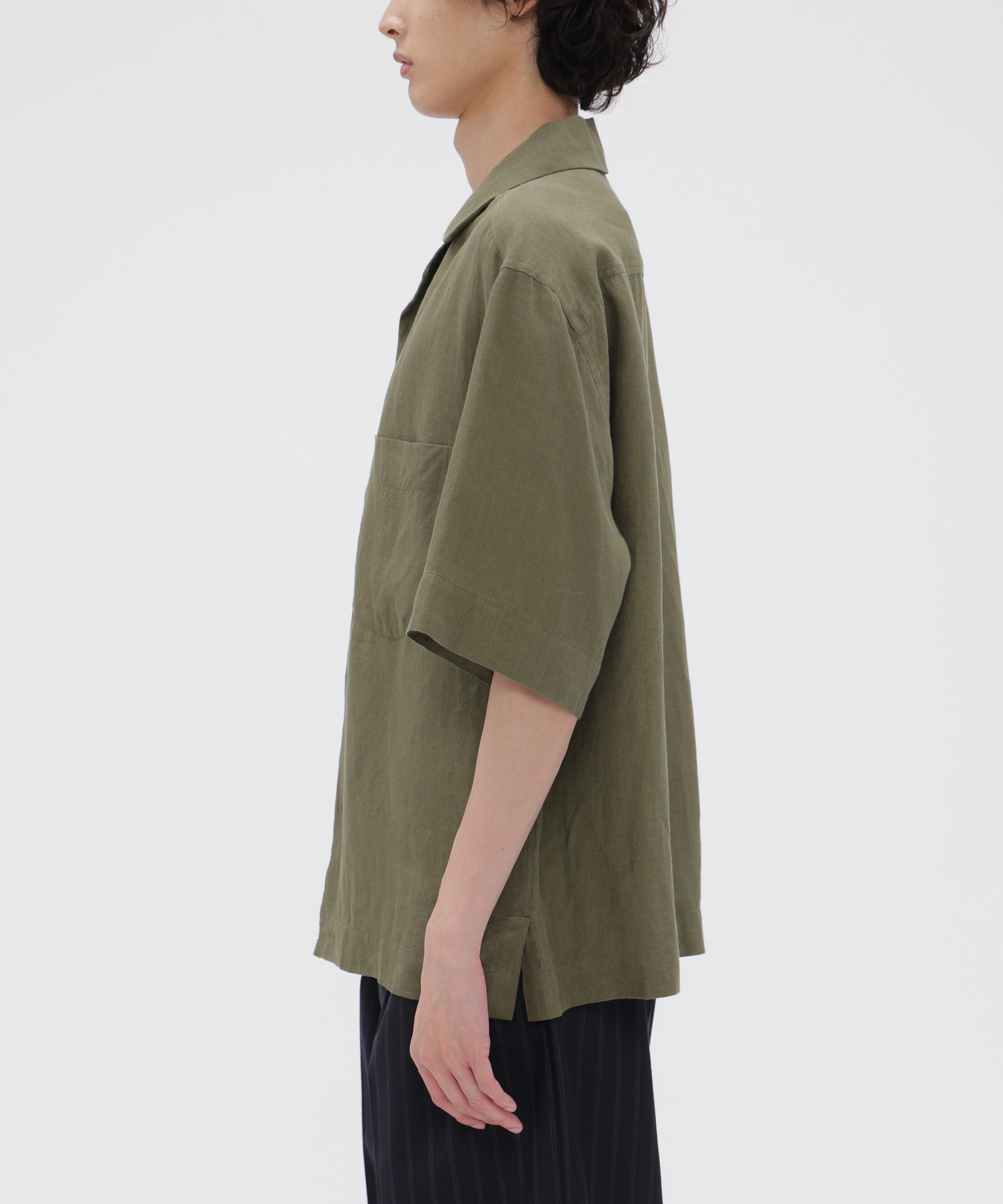 MARGARET HOWELL「YARN DYE LINEN SHIRTING SHIRT」|シャツ・ブラウス|