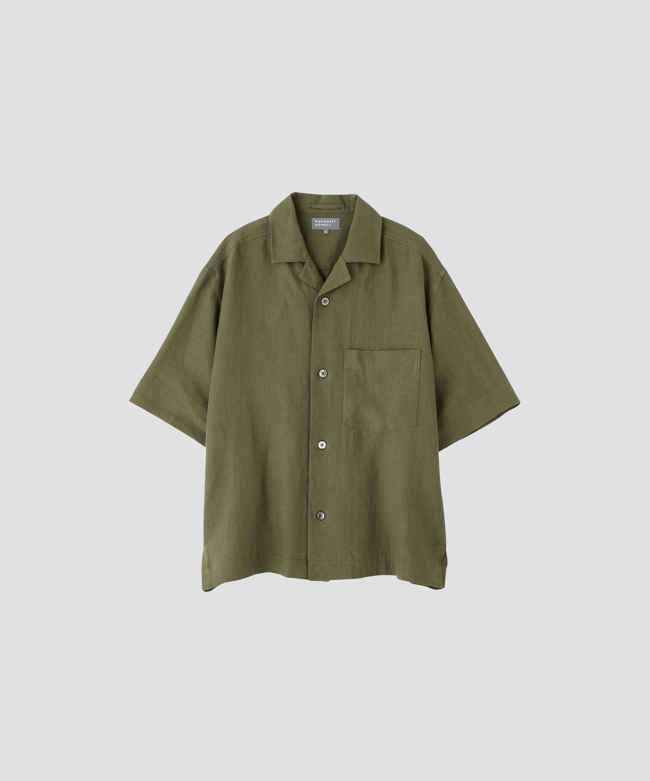 MARGARET HOWELL「YARN DYE LINEN SHIRTING SHIRT」|シャツ・ブラウス|