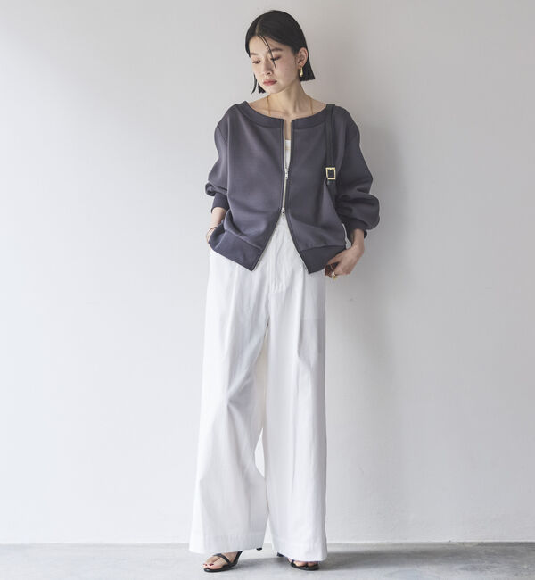 Doux archives「カノコ４ｗａｙ　ＷＺＩＰプルオーバー」|Tシャツ・カットソー|