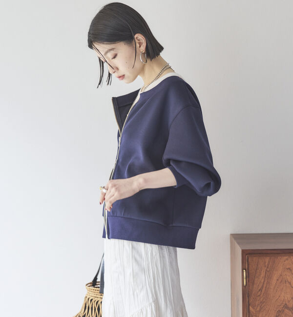Doux archives「カノコ４ｗａｙ　ＷＺＩＰプルオーバー」|Tシャツ・カットソー|