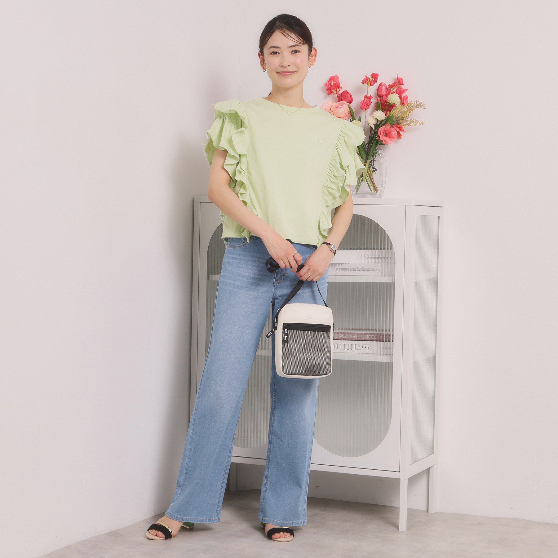 ITS&rsquo;DEMO「＜Lee＞ RUFFLESLEEVES TEE」|Tシャツ・カットソー|