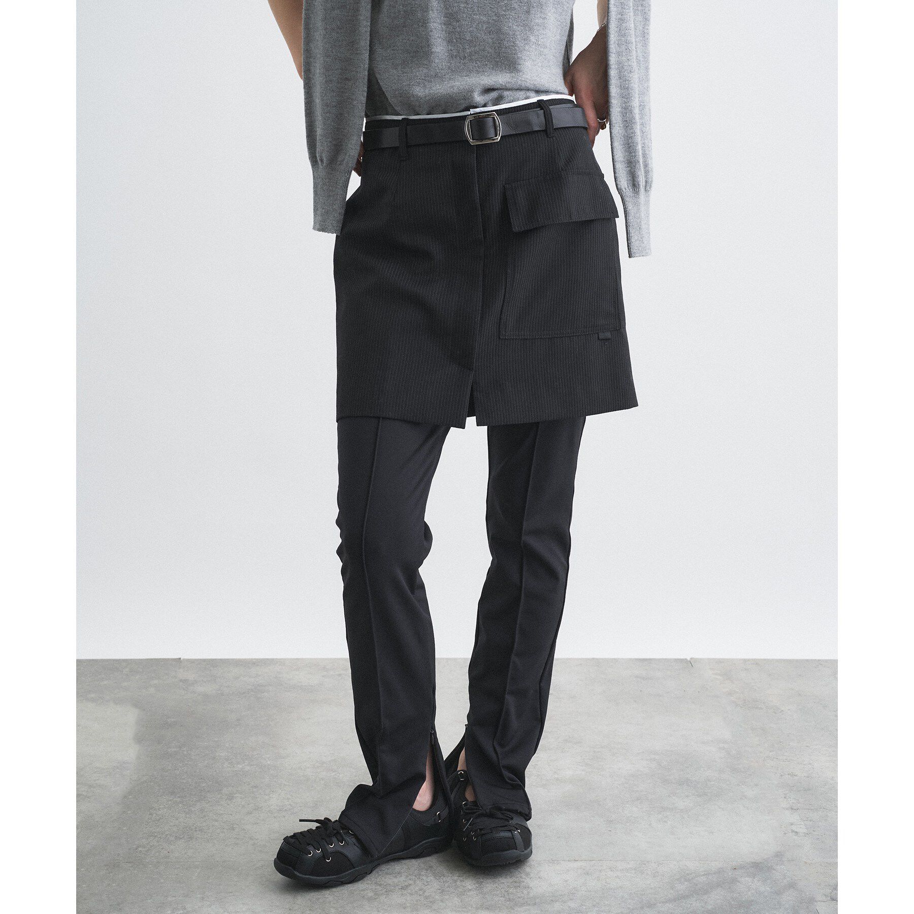 CODE A「stripe mini skirt」|スカート|