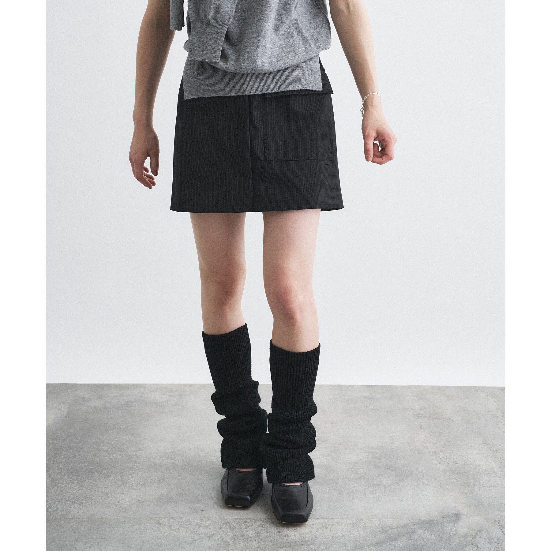 CODE A「stripe mini skirt」|スカート|