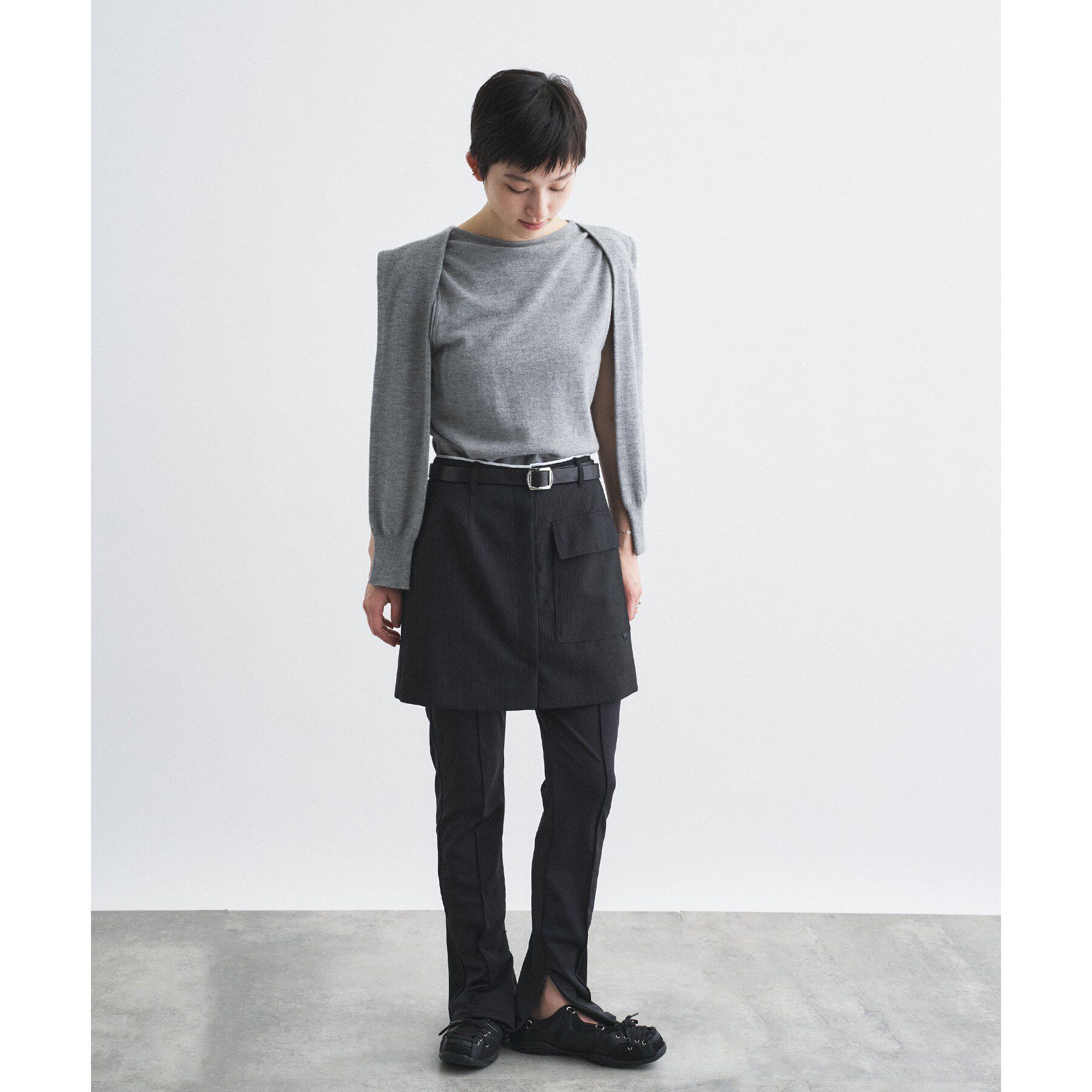 CODE A「stripe mini skirt」|スカート|