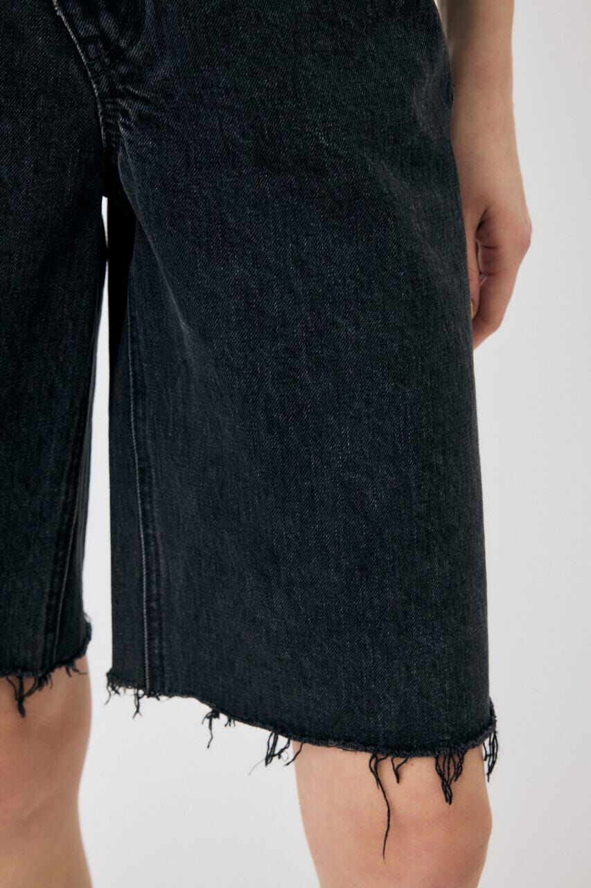 MOUSSY「CROSS WAIST HALF パンツ」|デニム|
