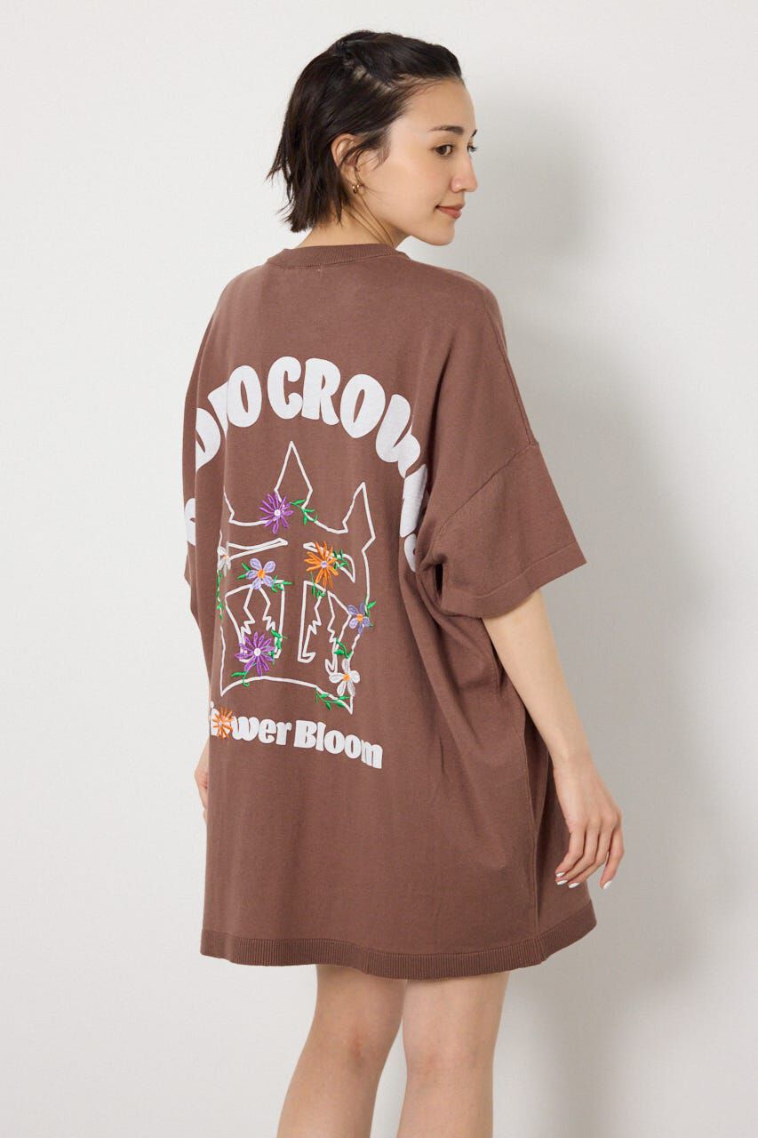RODEO CROWNS「フラワークラウンニットワンピース」|ワンピース|BRN