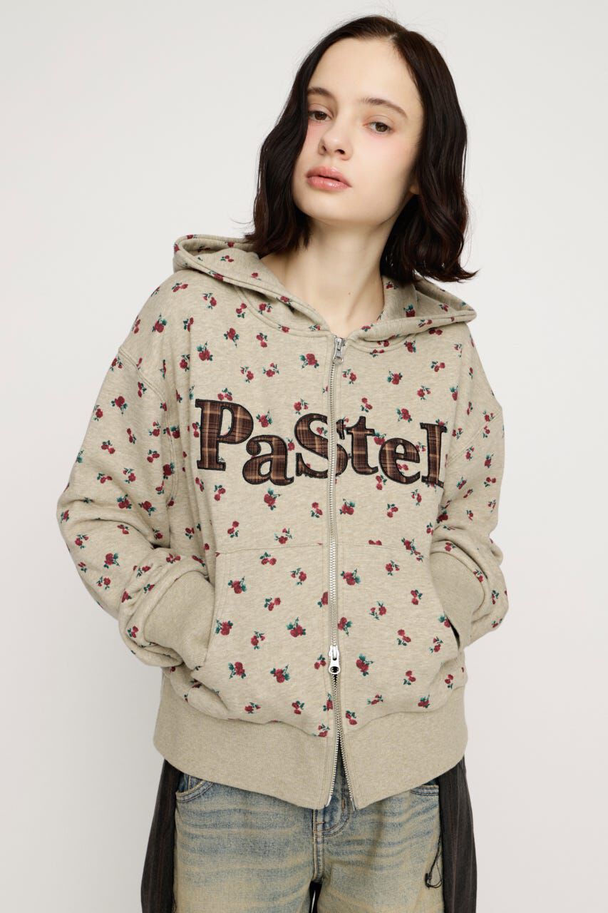 SLY「FLOWER CUT HOODIE」|パーカー|M/BEG7