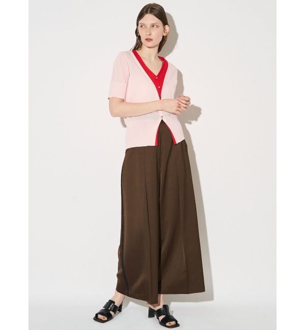 ELENDEEK「COLOR LAYERED HALF SLEEVES KT」|ニット・セーター|