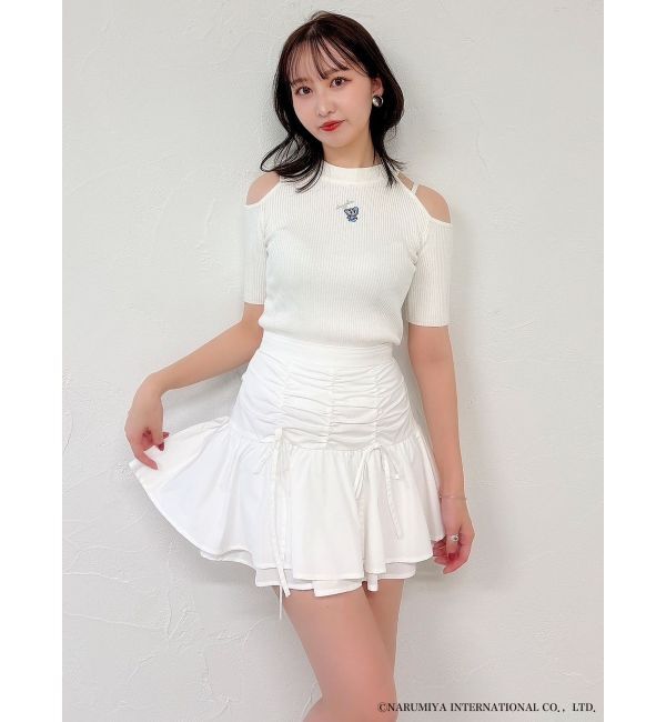 dazzlin「【ANGEL BLUEコラボ】カットアウトニットトップス」|ニット・セーター|