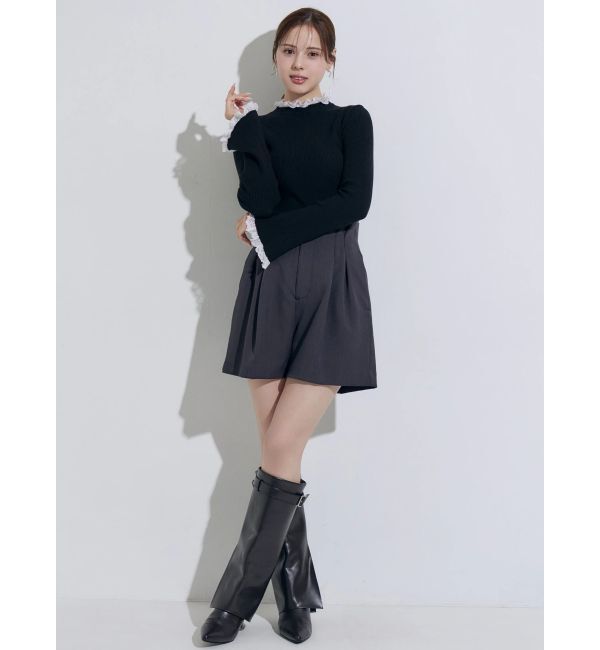 MERCURYDUO「ハイウエストツータックショートパンツ」|その他|
