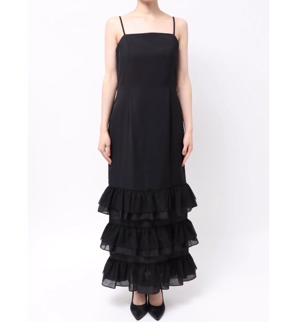 LAGUNAMOON「LADYシアージャケット&times;ティアードキャミワンピース」|ワンピース|