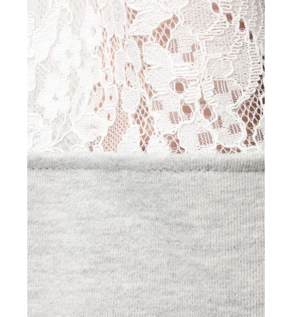 EVRIS「レースEmbroideryスウェットトップス」|スウェット・ジャージ|