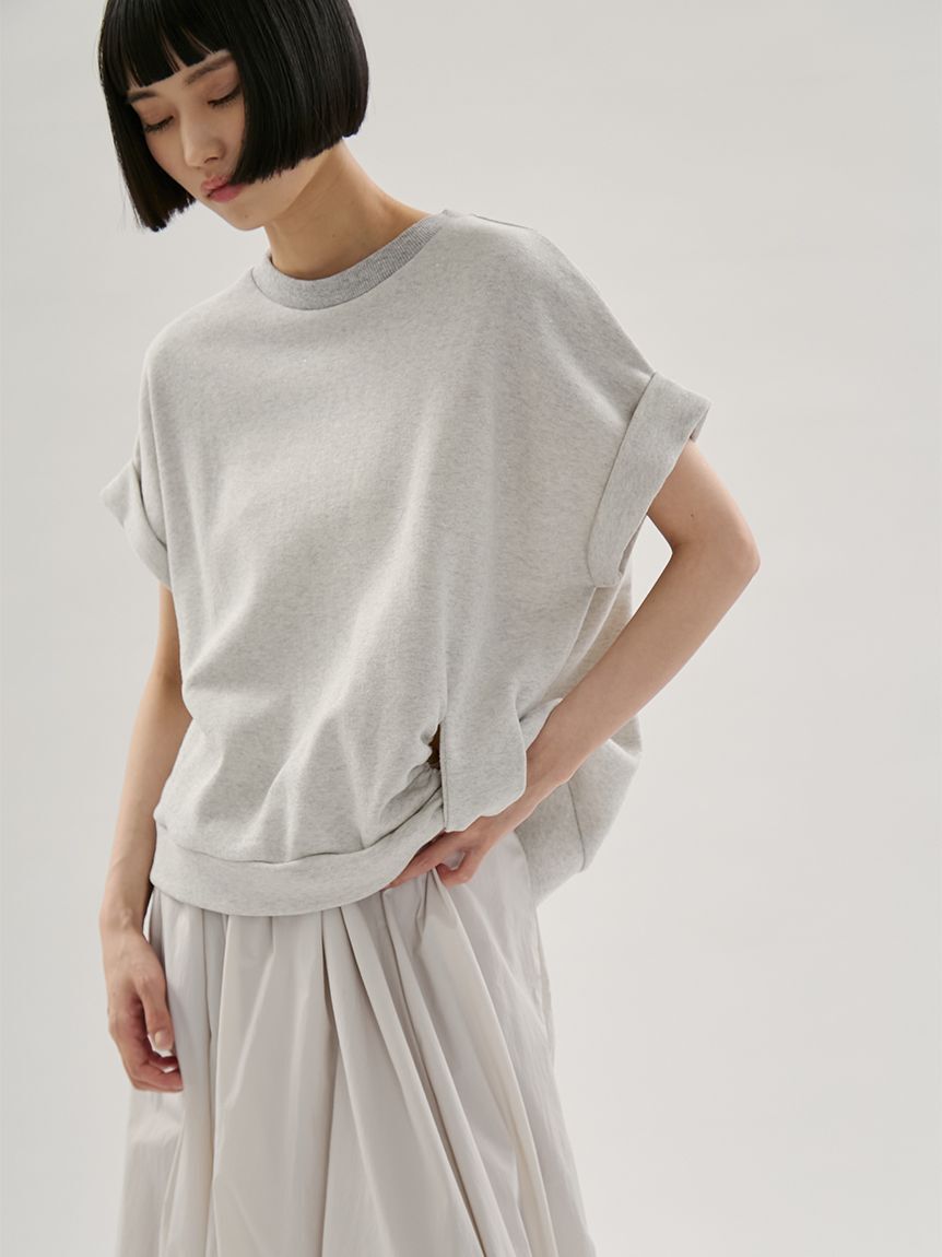 emmi atelier「eco 裏毛プルオーバー&times;撥水バルーンスカートセット」|ワンピース|