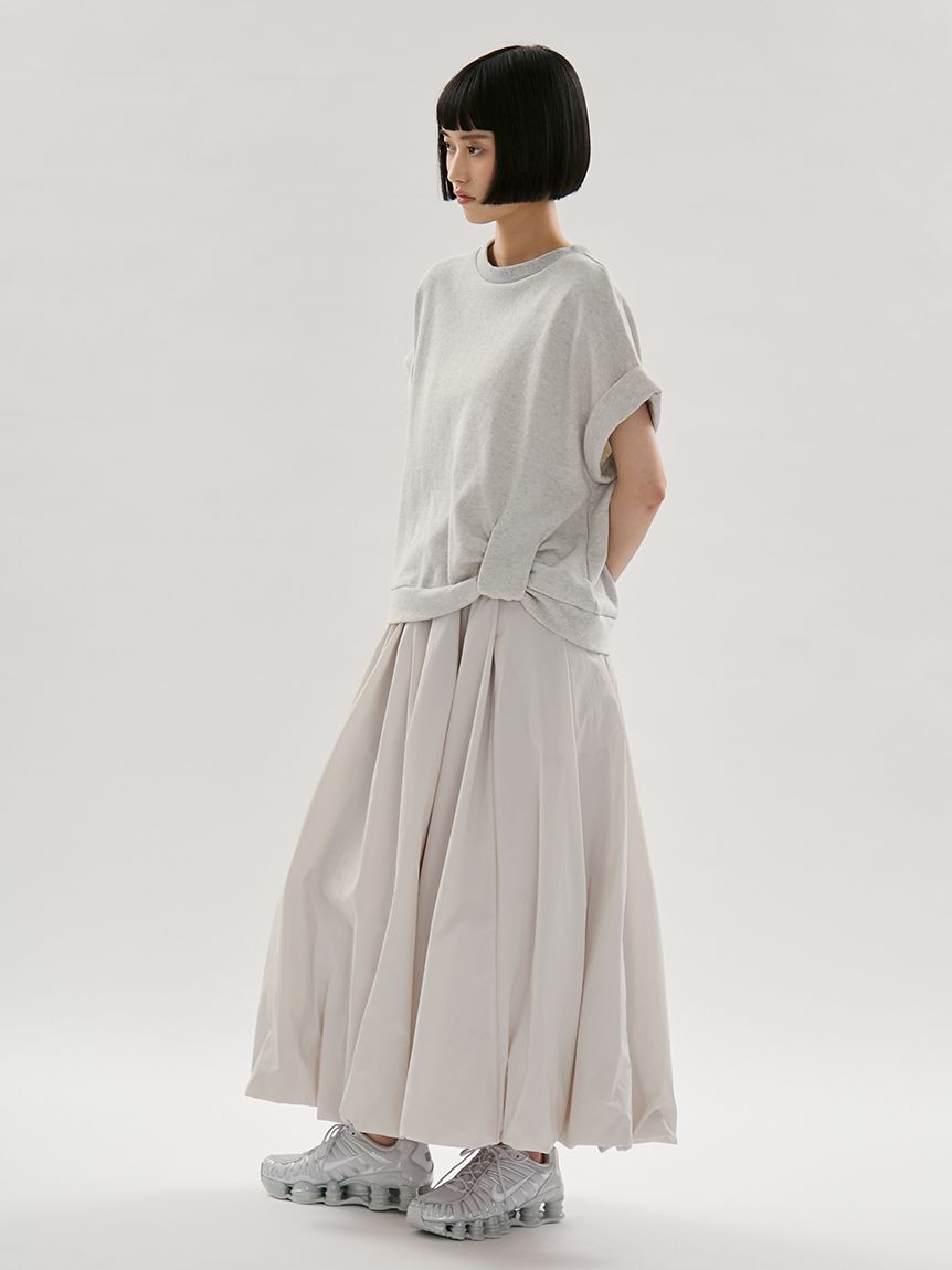 emmi atelier「eco 裏毛プルオーバー&times;撥水バルーンスカートセット」|ワンピース|