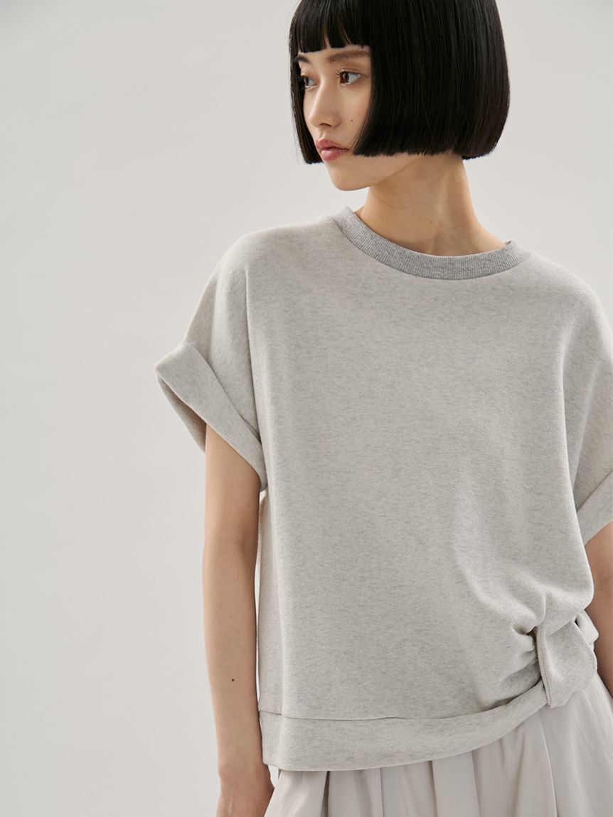 emmi atelier「eco 裏毛プルオーバー&times;撥水バルーンスカートセット」|ワンピース|