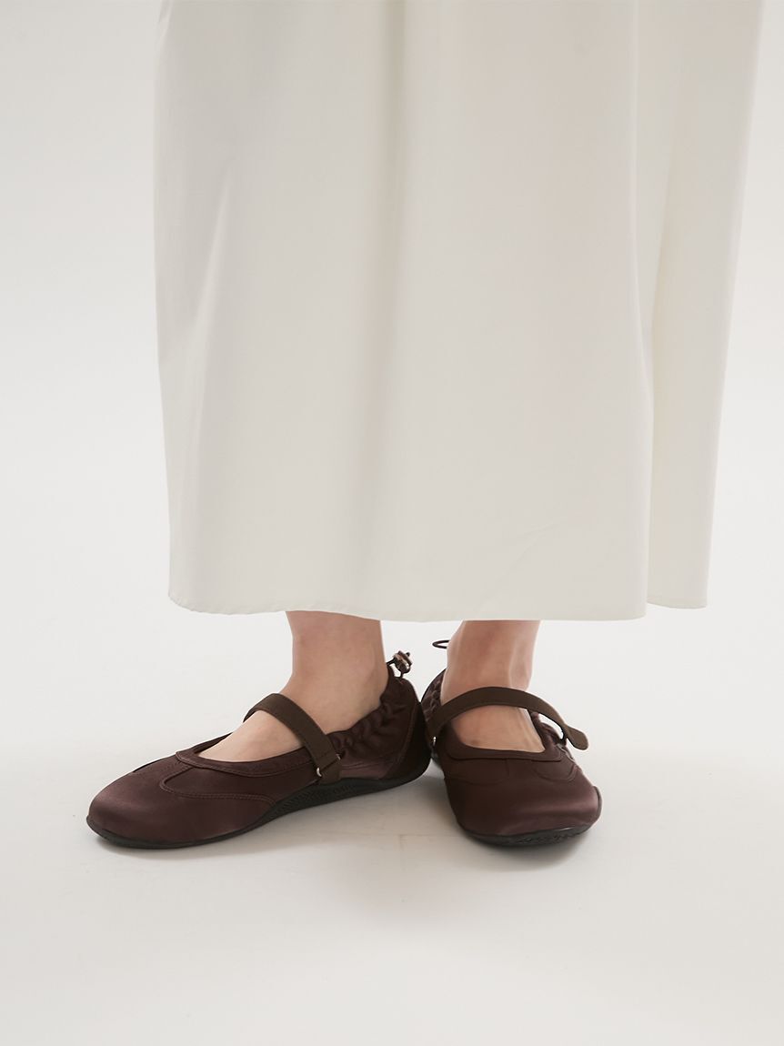 emmi atelier「【em】サテンメリージェーンスニーカー」|スニーカー|