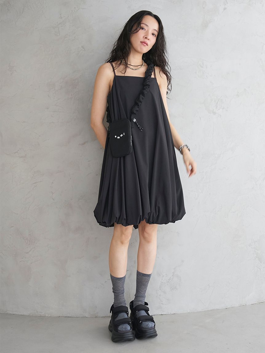 emmi atelier「バルーンミニワンピース」|ワンピース|