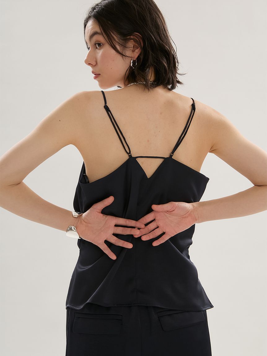 emmi atelier「サテンキャミトップス【セットアップ対応】」|キャミソール|
