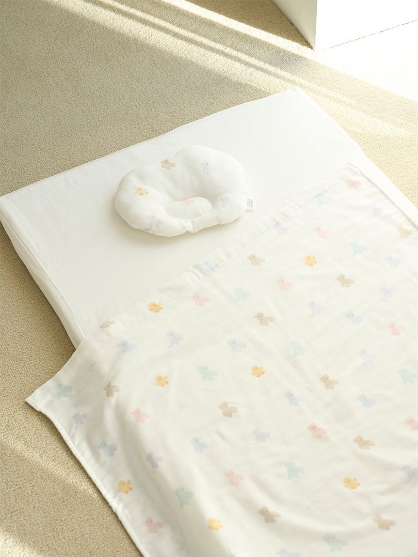 gelato pique Sleep「【Sleep】【BABY】ぬいぐるみ柄ガーゼピロー」|その他|