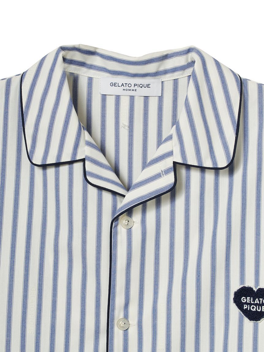 GELATO PIQUE HOMME「【HOMME】ブロードストライプシャツ」|シャツ・ブラウス|