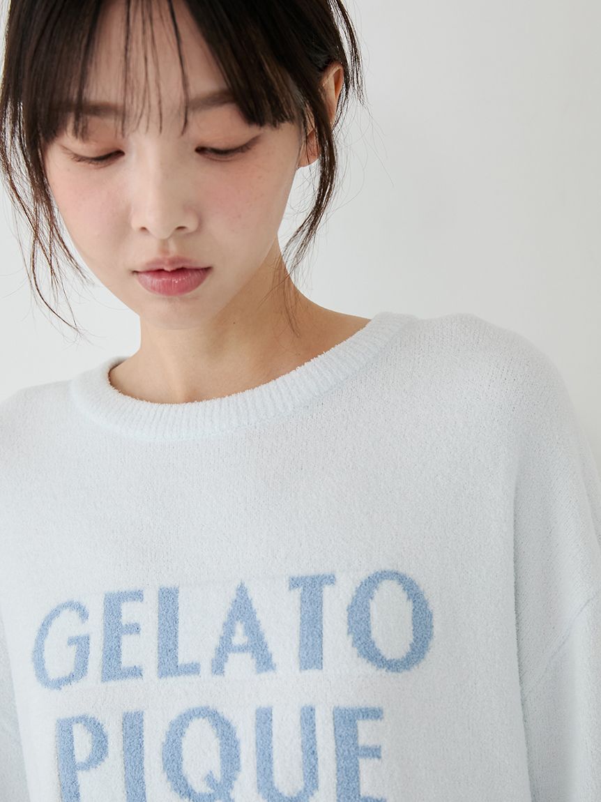 gelato pique「ロゴプルオーバー&チェックショートパンツセット」|ルームウェア|