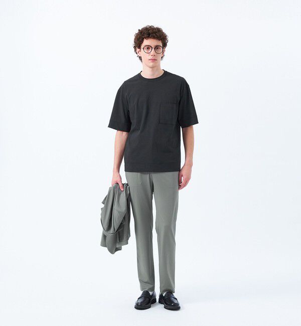 MACKINTOSH PHILOSOPHY「ドライフラットストレッチ クルーネック五分袖ポケT」|Tシャツ・カットソー|