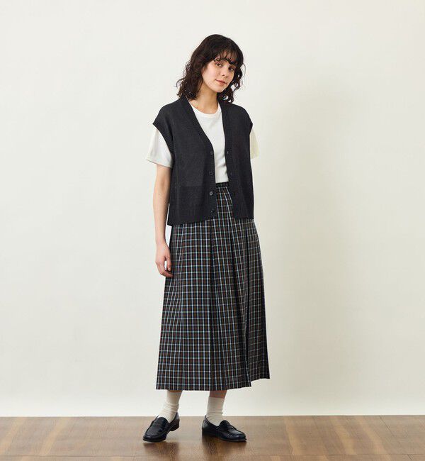 MACKINTOSH PHILOSOPHY「GREY LABEL ボイルチェックタックスカート」|スカート|